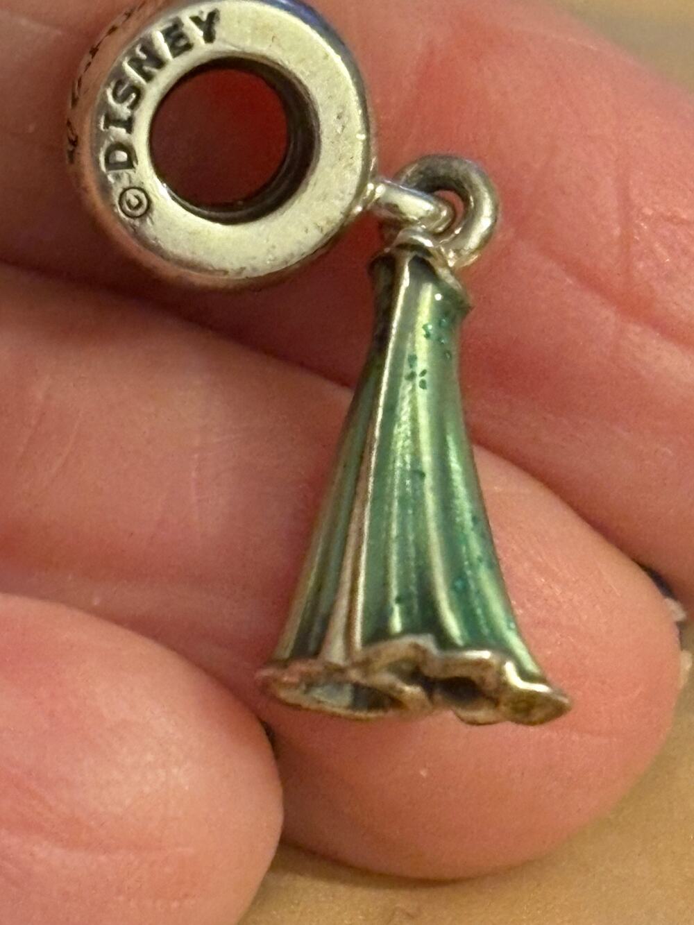 Authentic Pandora Disney Frozen Elsa Dress Dangle Charm S925 ALE